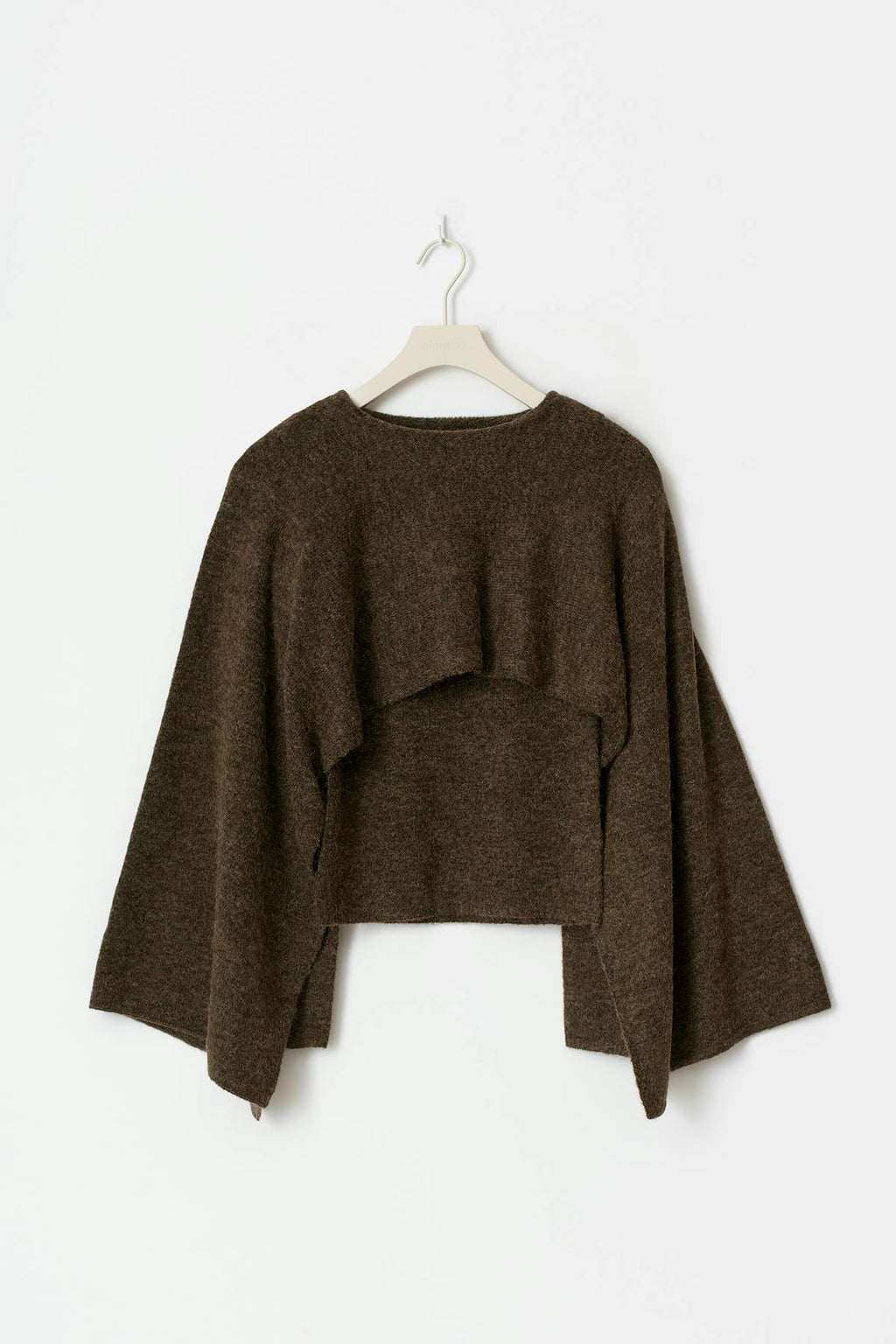 Knitted cape top