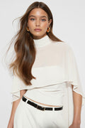 Chiffon cape top