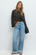 Wide sleeve top
