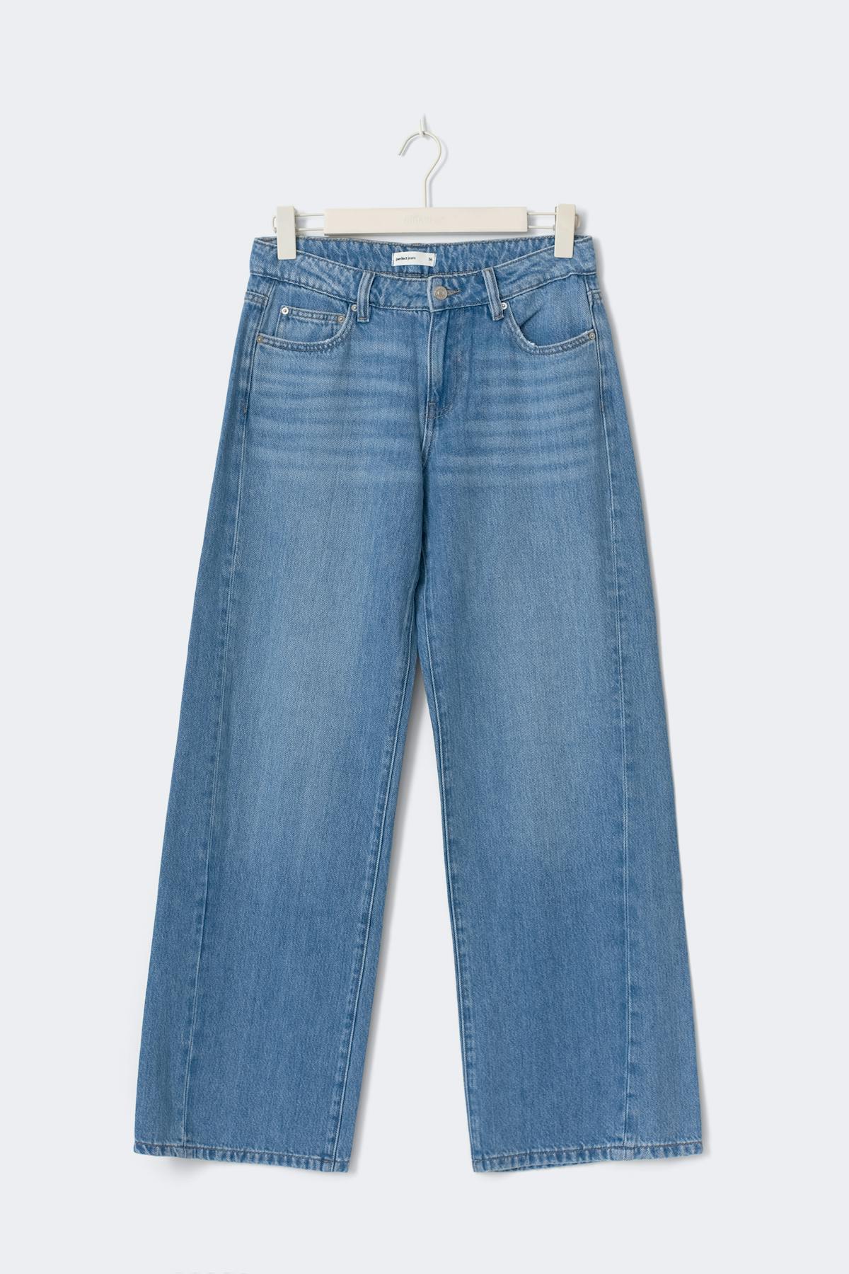 Low wide petite jeans