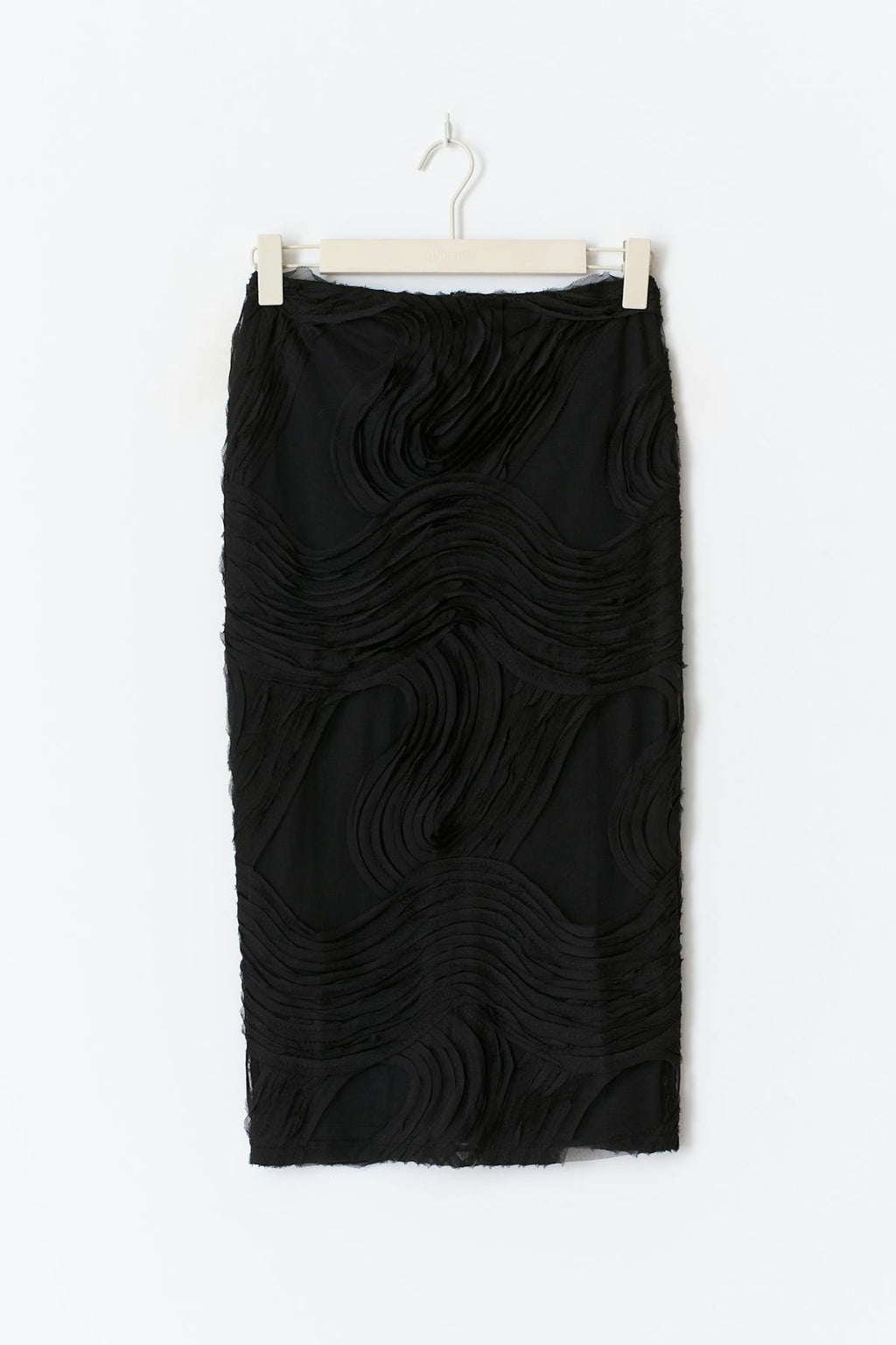 Structured midi skirt