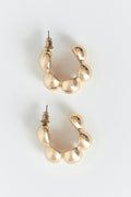 Bubble hoop earrings