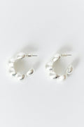Bubble hoop earrings