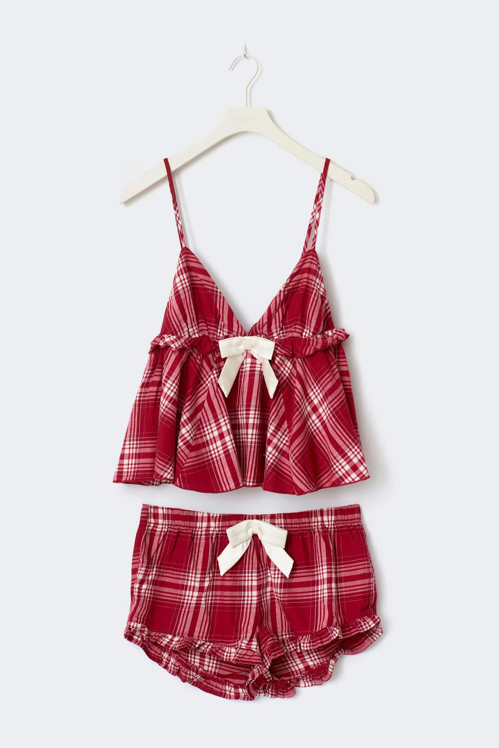 14+ flannel pj set
