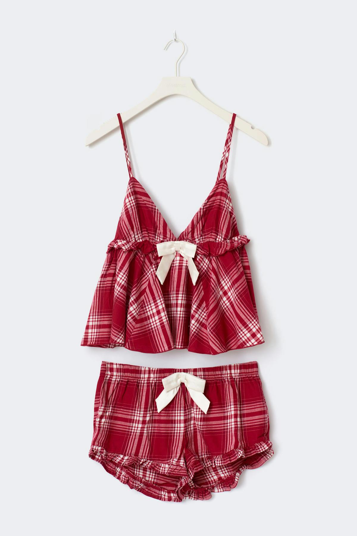 14+ flannel pj set