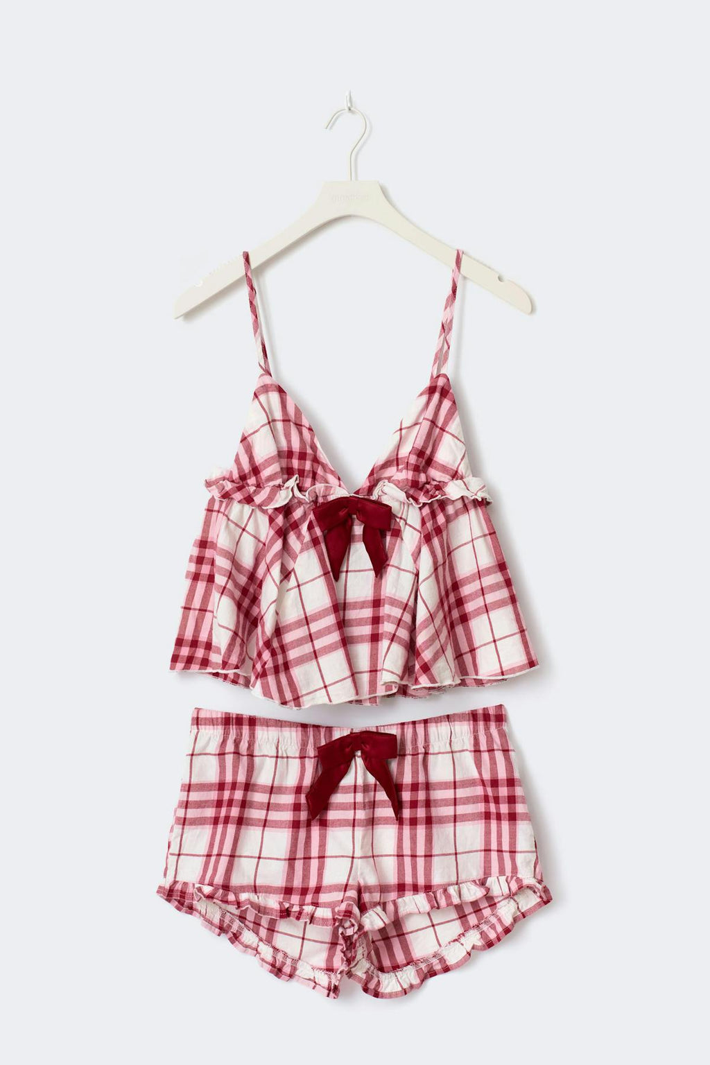 14+ flannel pj set