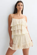 Lace frill singlet