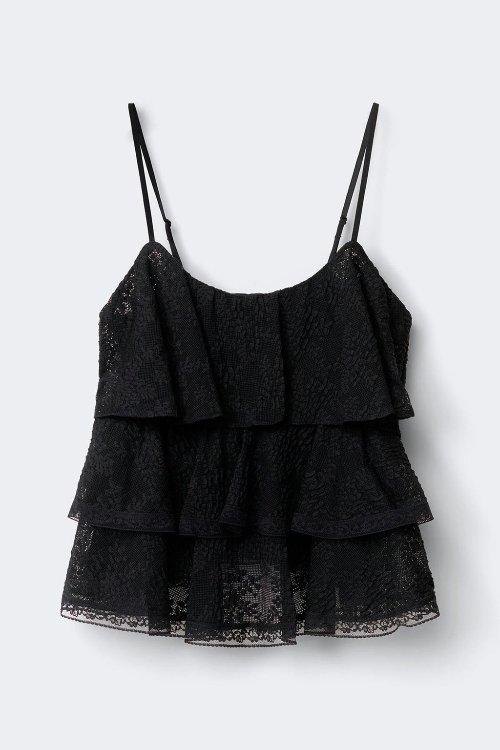 Lace frill singlet