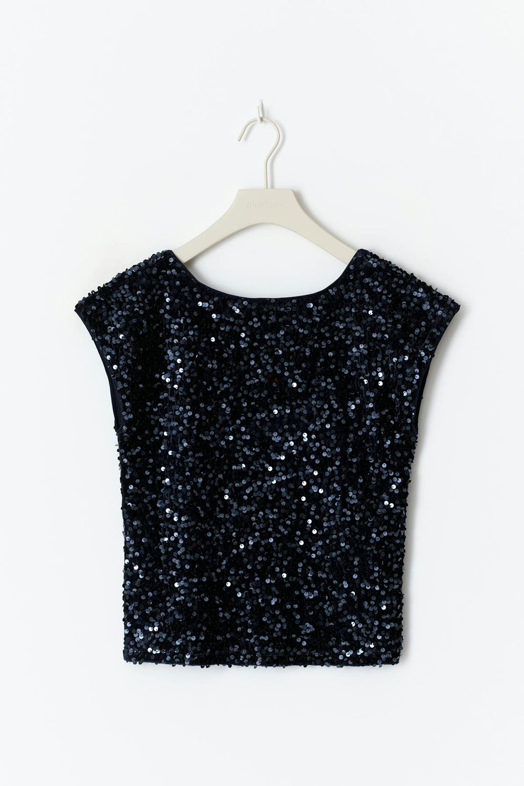 Y sequin top