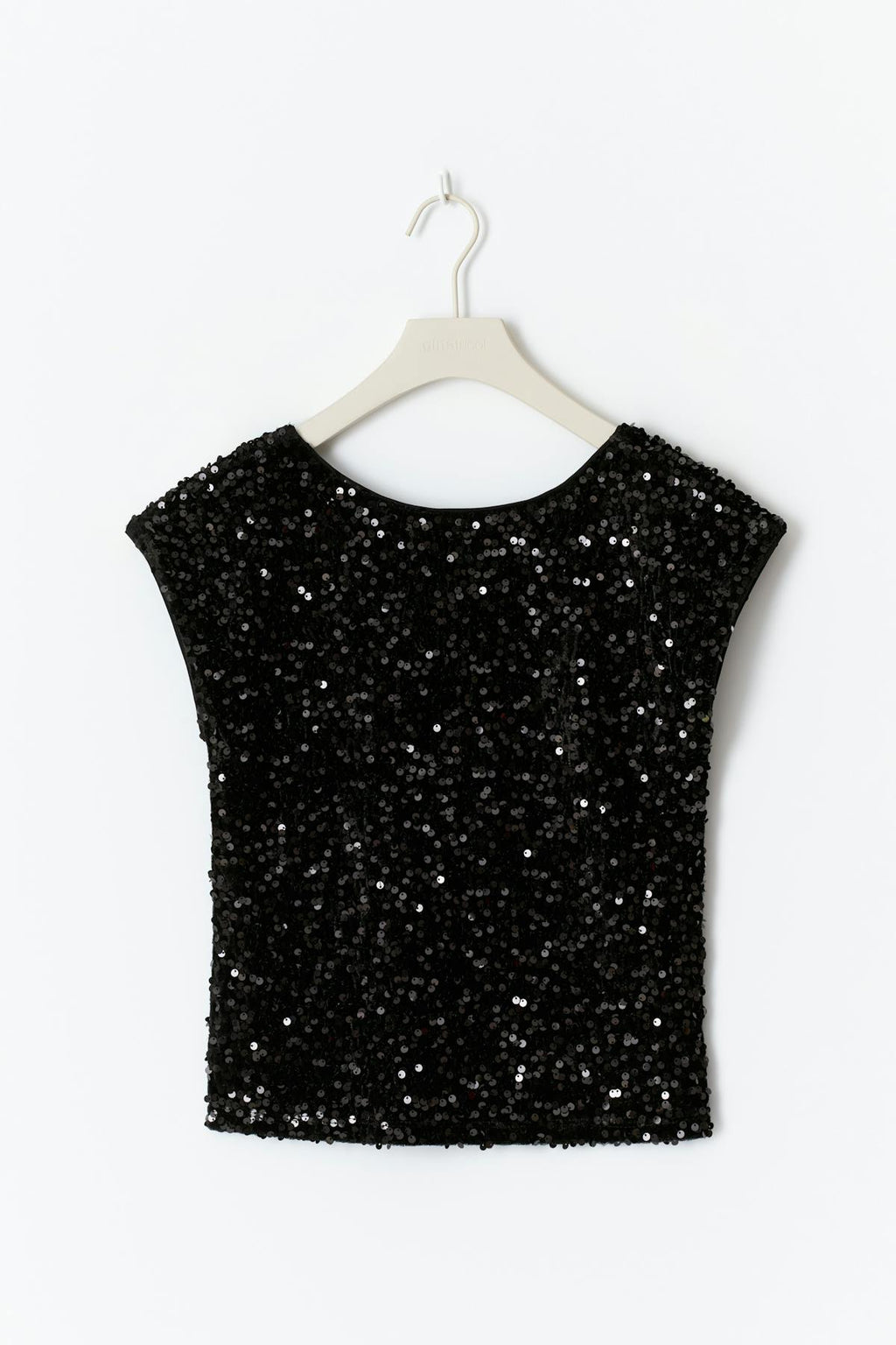 Y sequin top