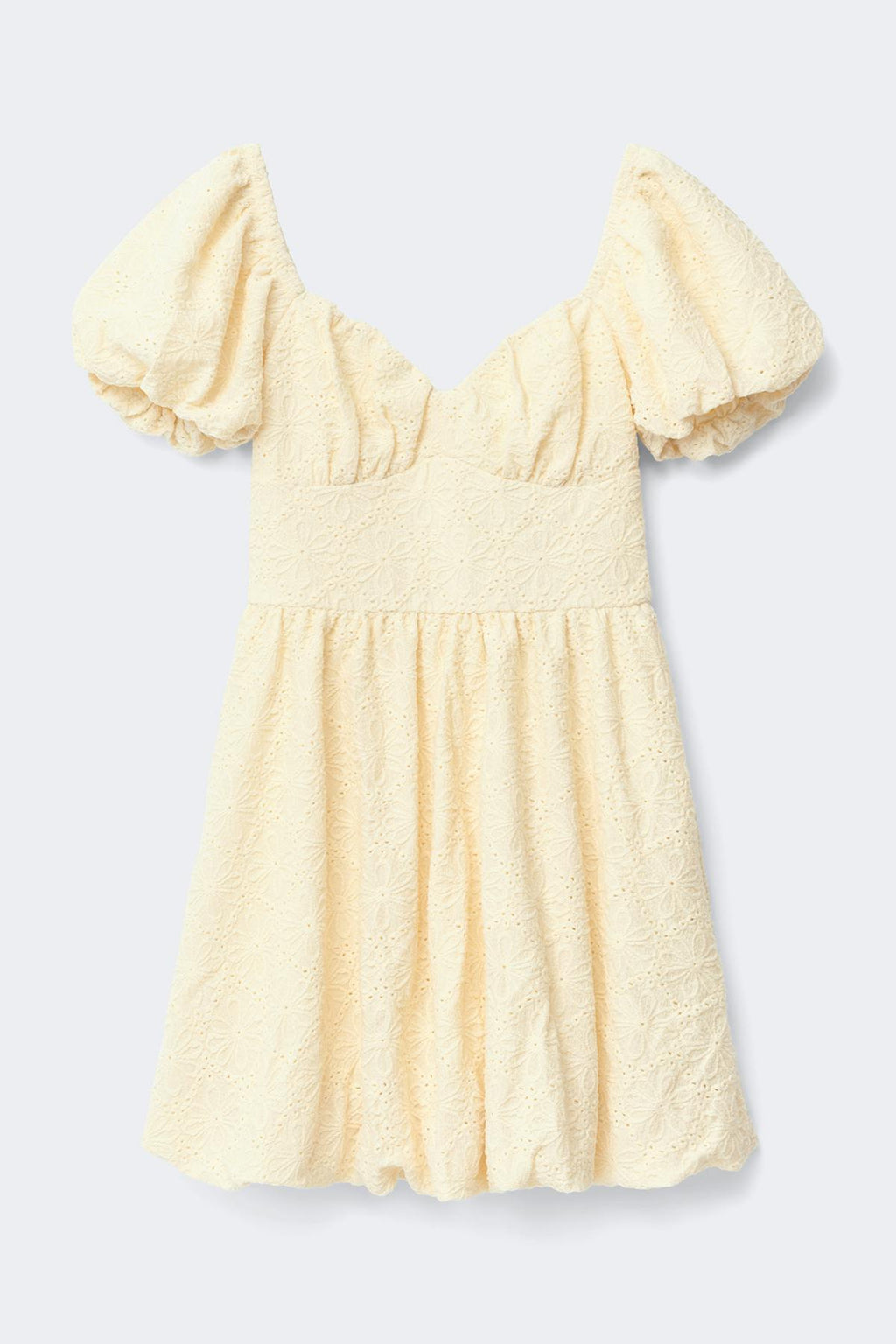 Puff sleeve mini dress