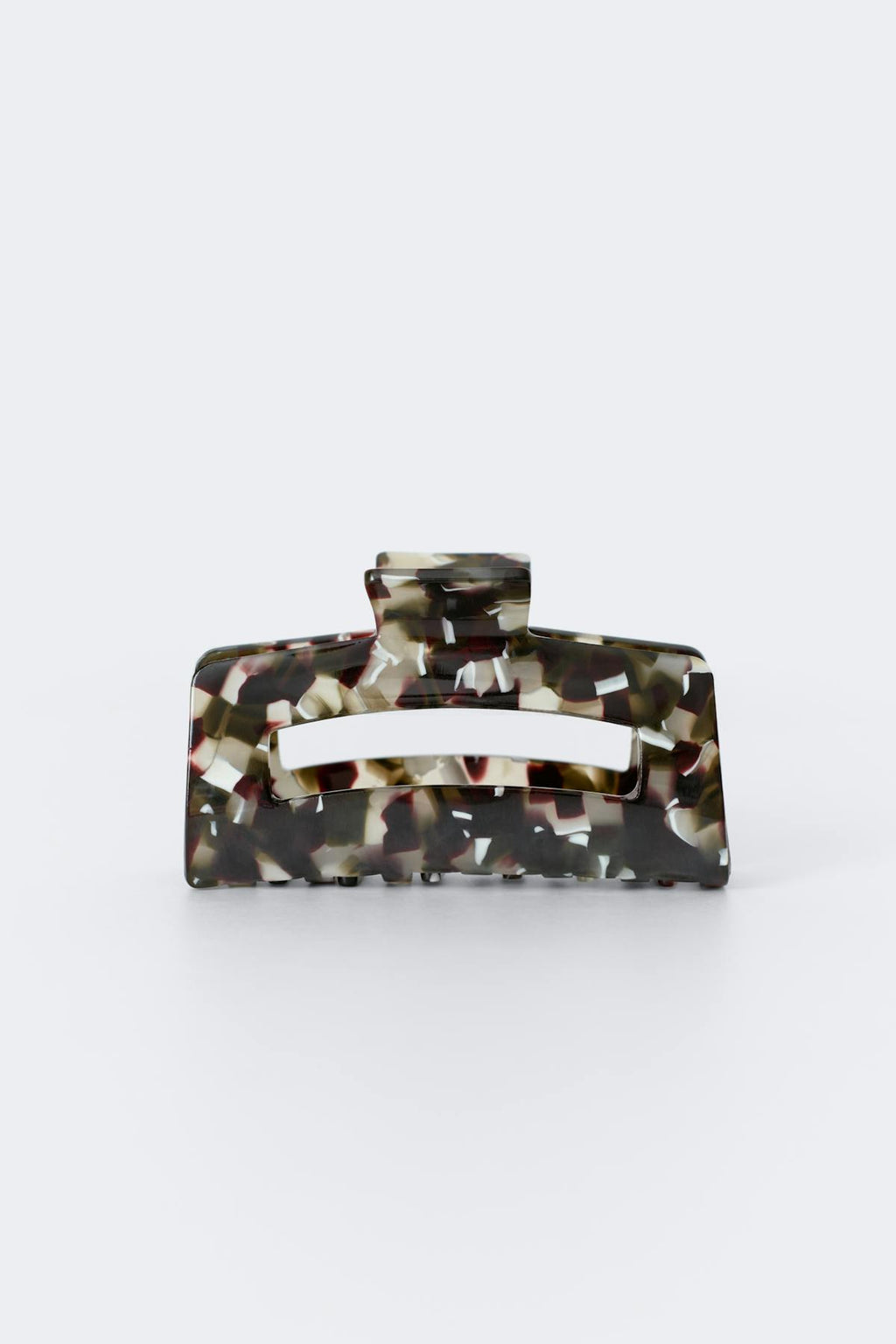 Square hair clip