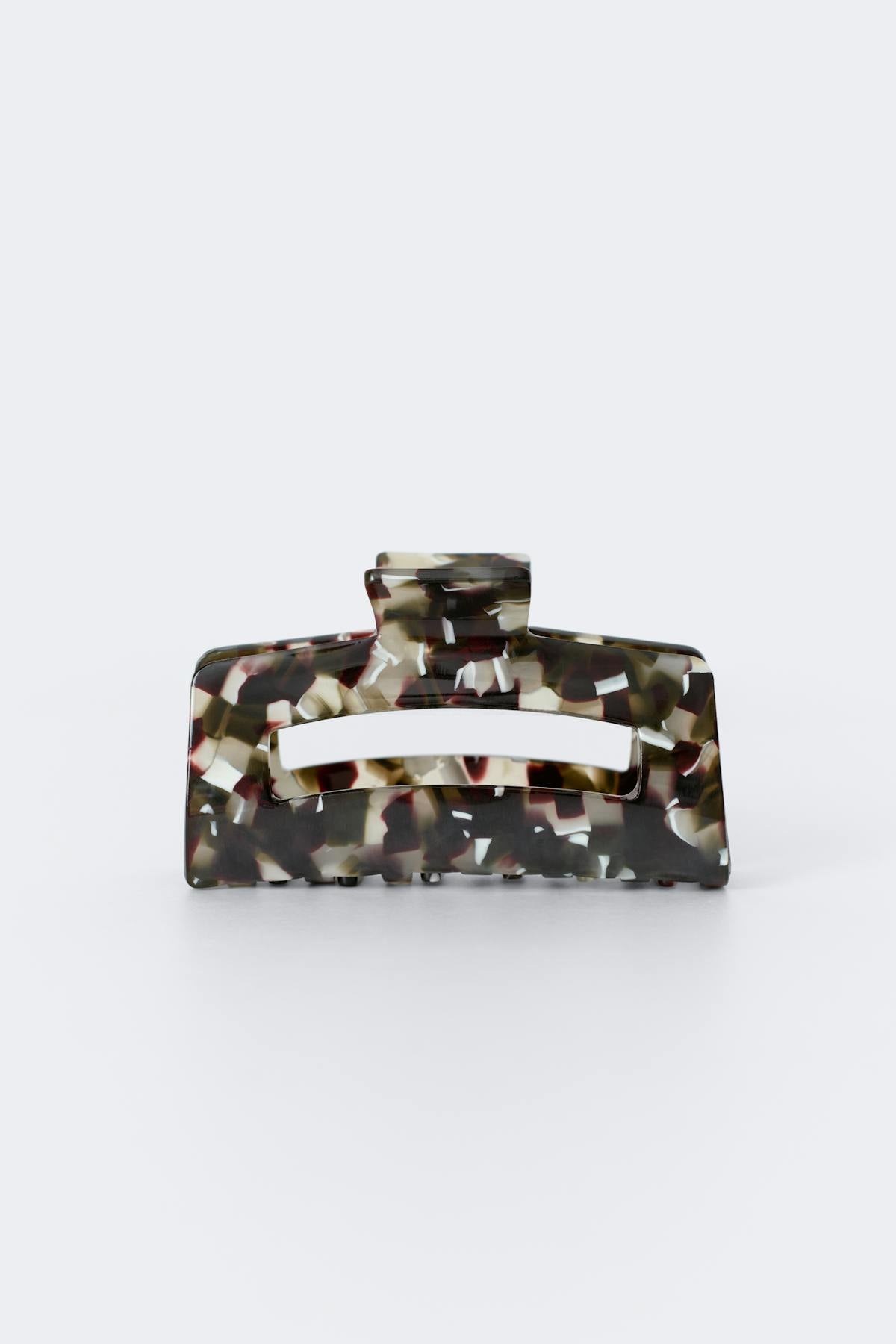 Square hair clip