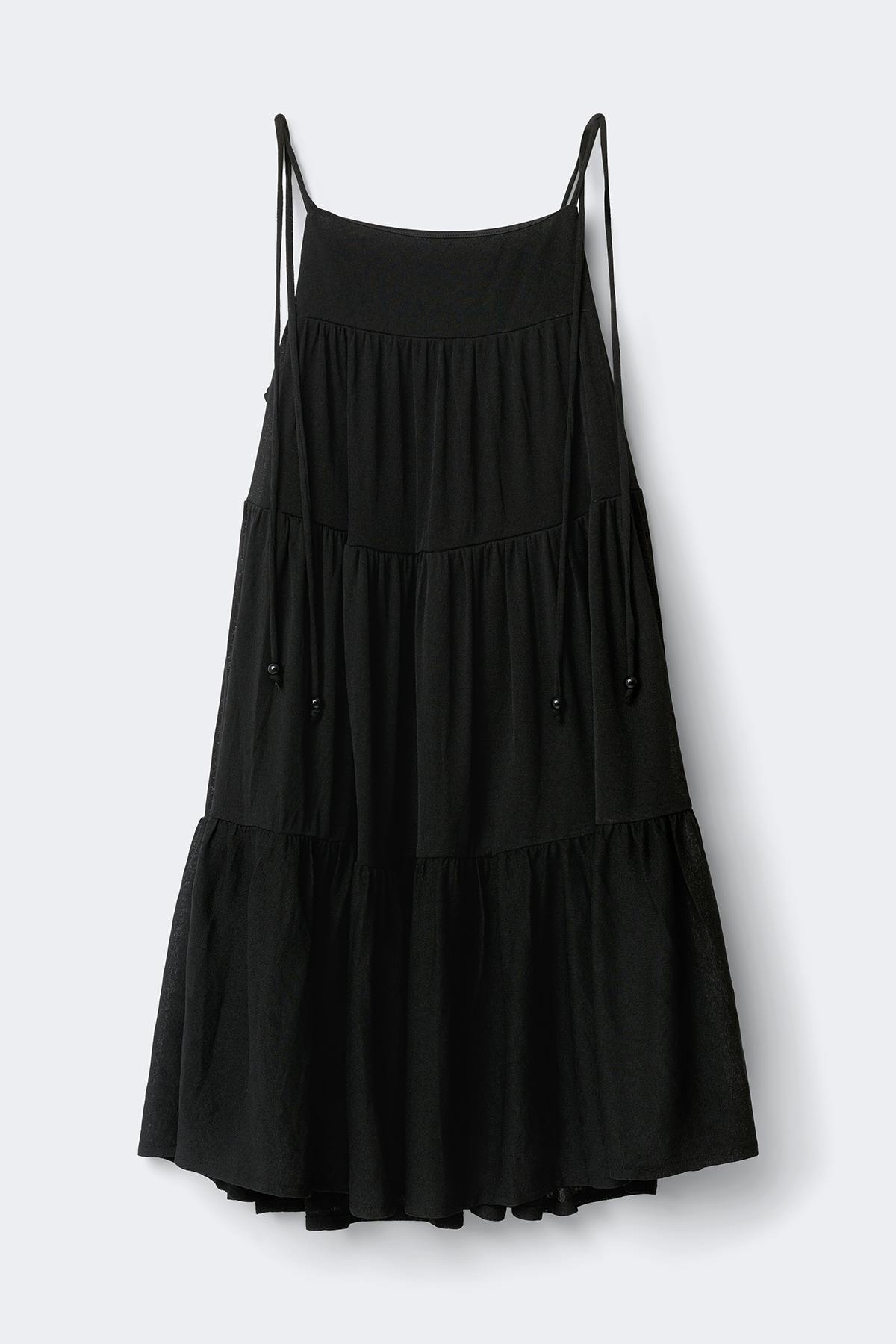 Flowy strap detail dress