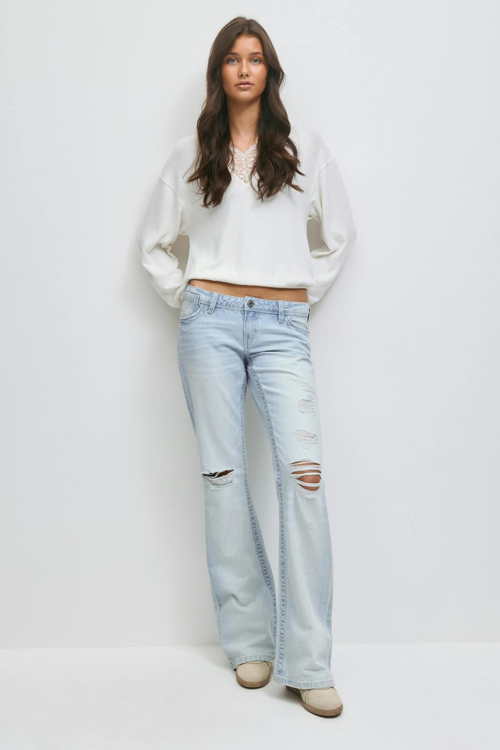 14+ loose bootcut jeans tall