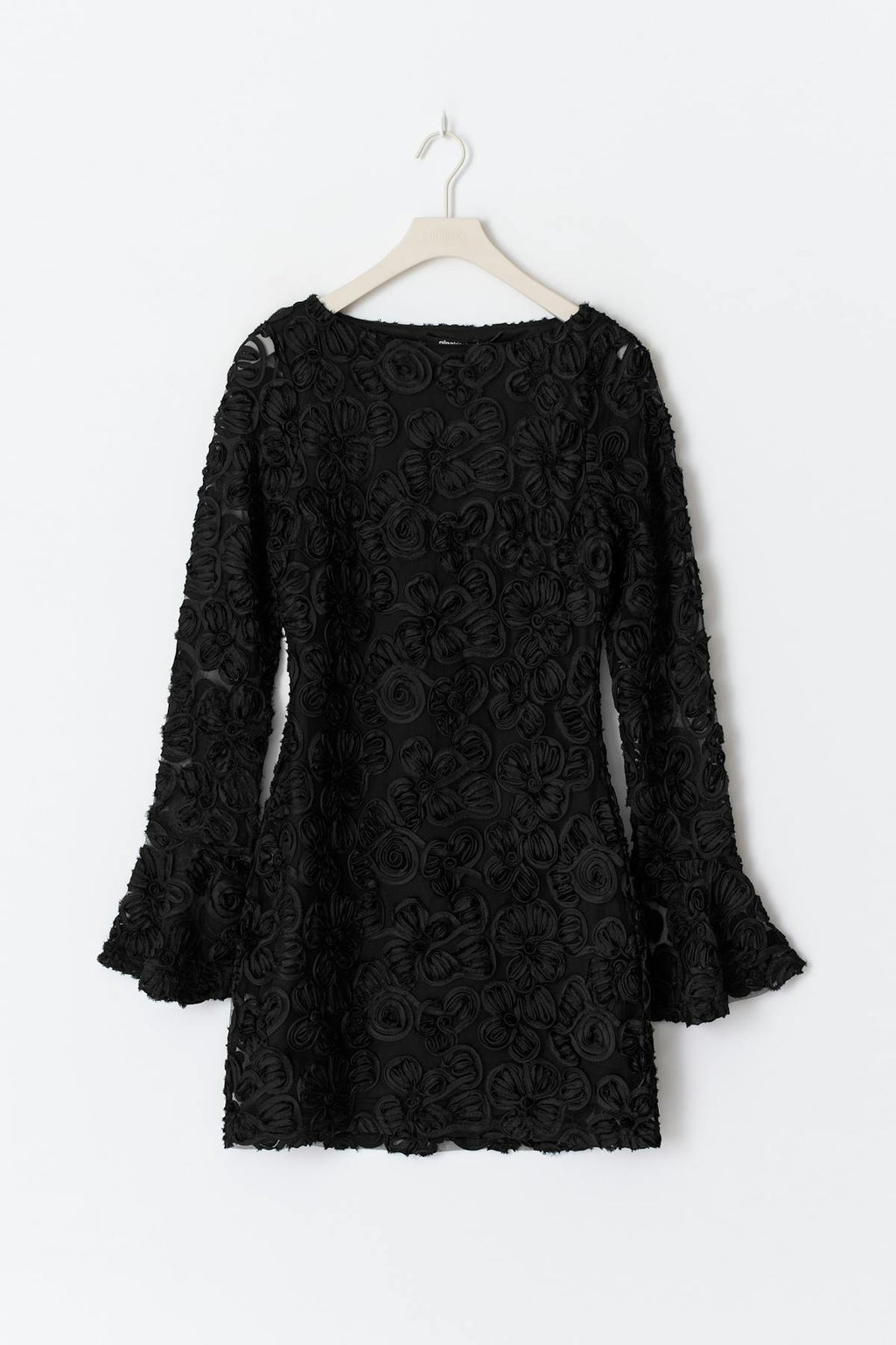 Embroidery mini dress