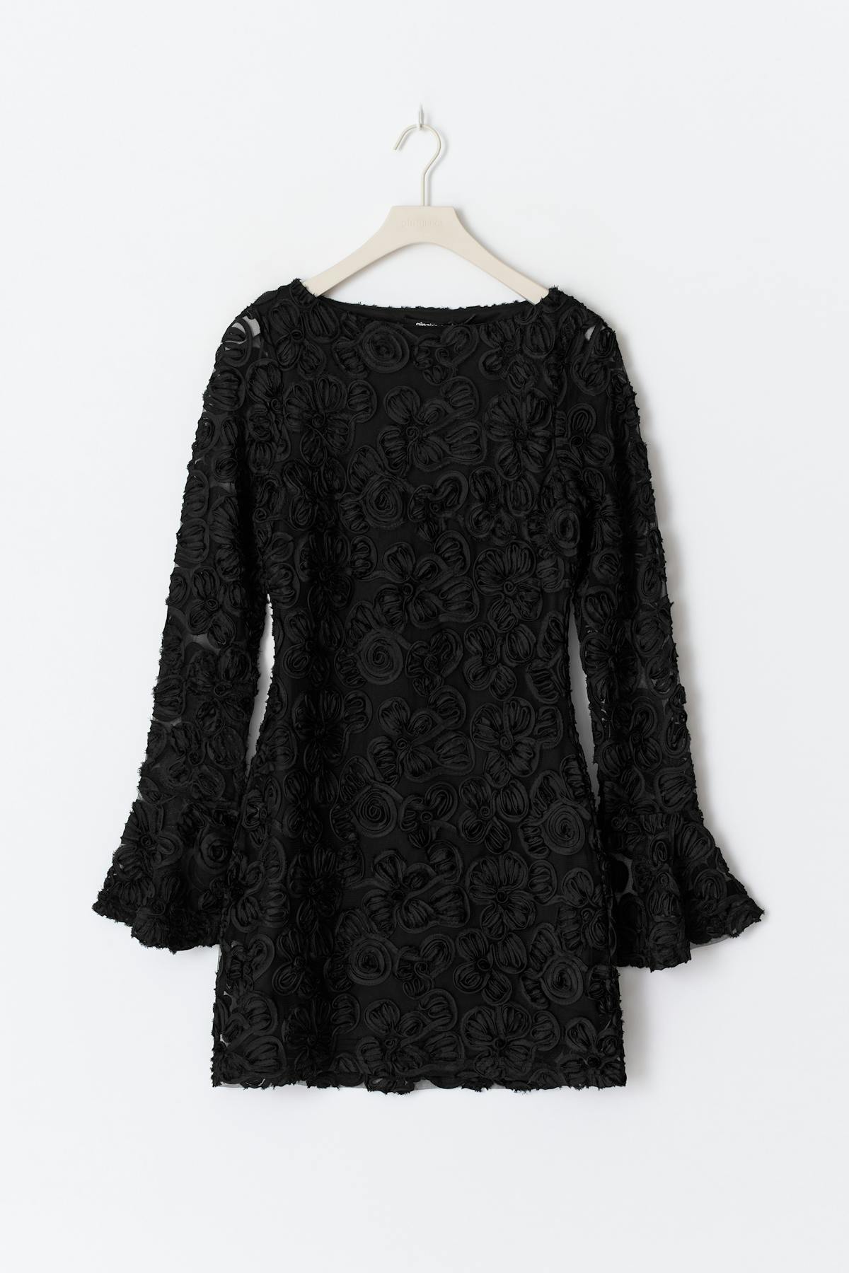 Embroidery mini dress