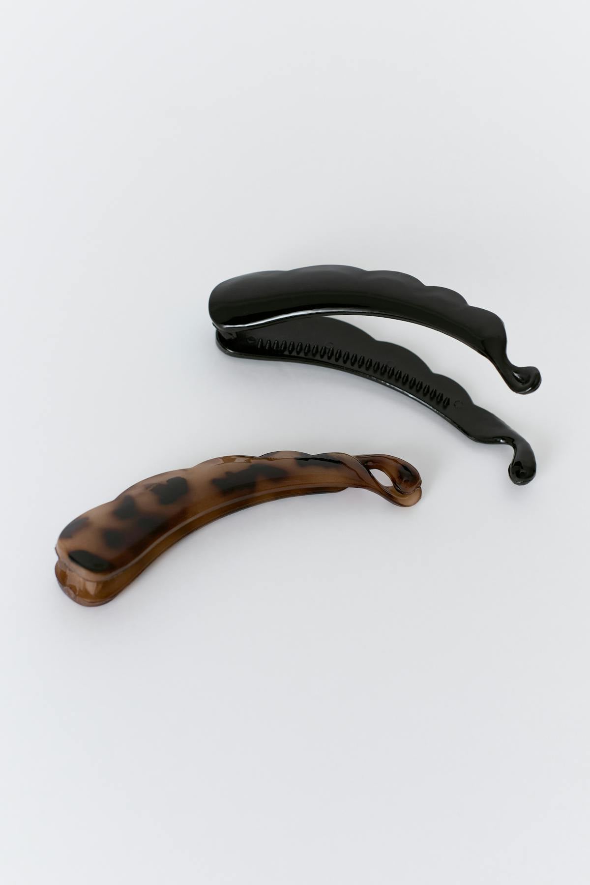 2-pack banana hair clip