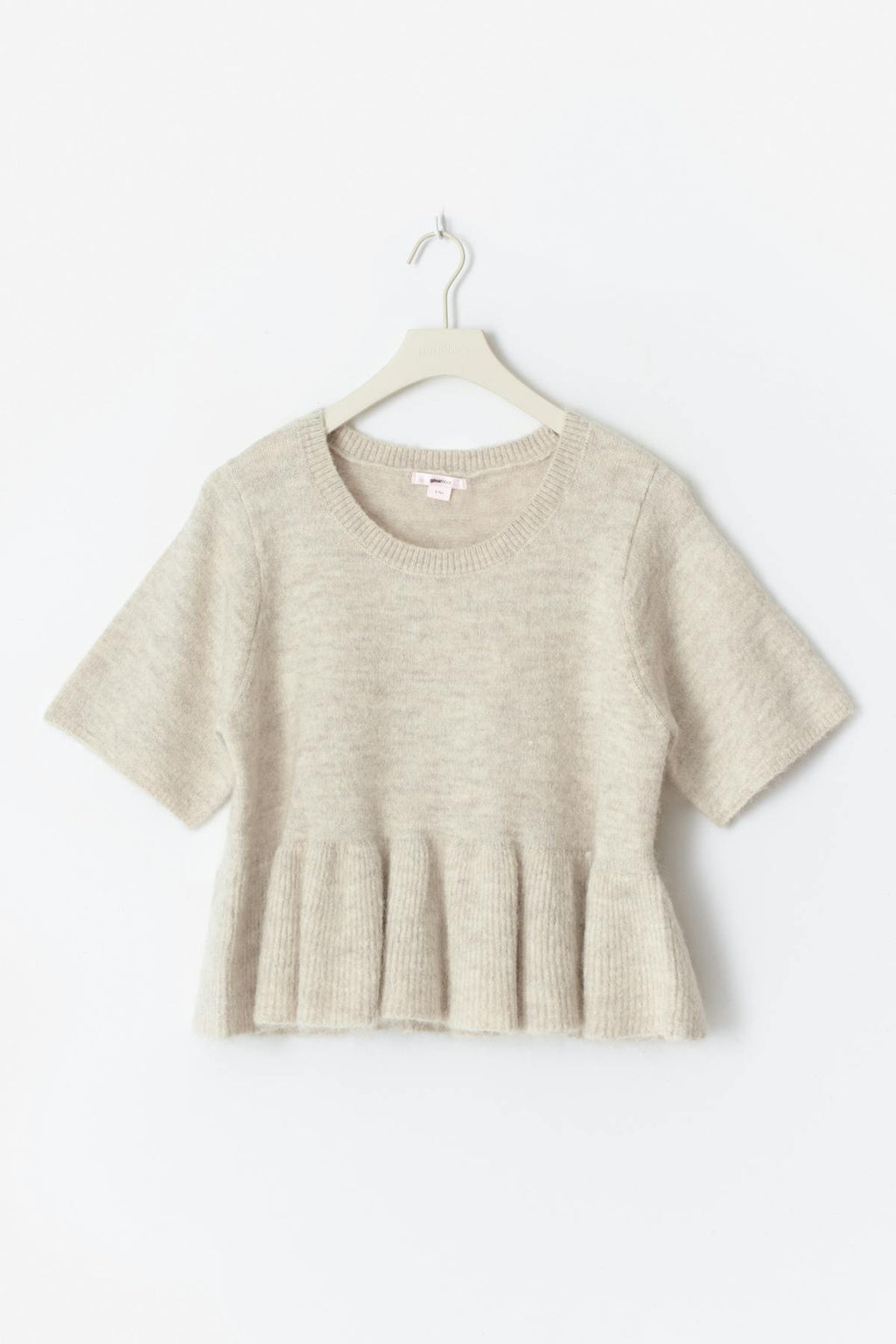 14+ knitted peplum top