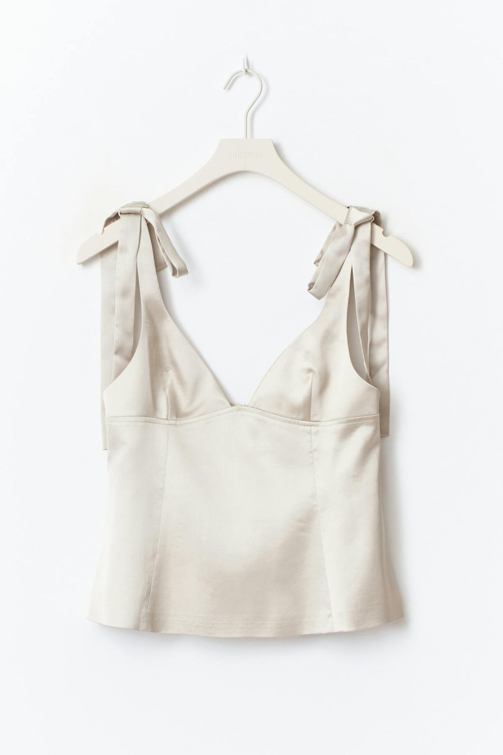 14+ satin tie top