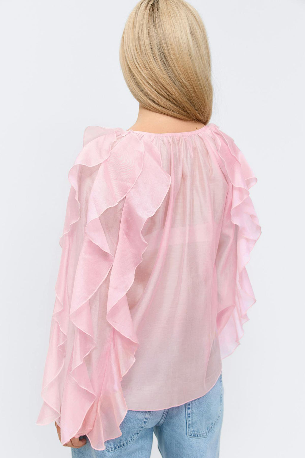 Frill blouse