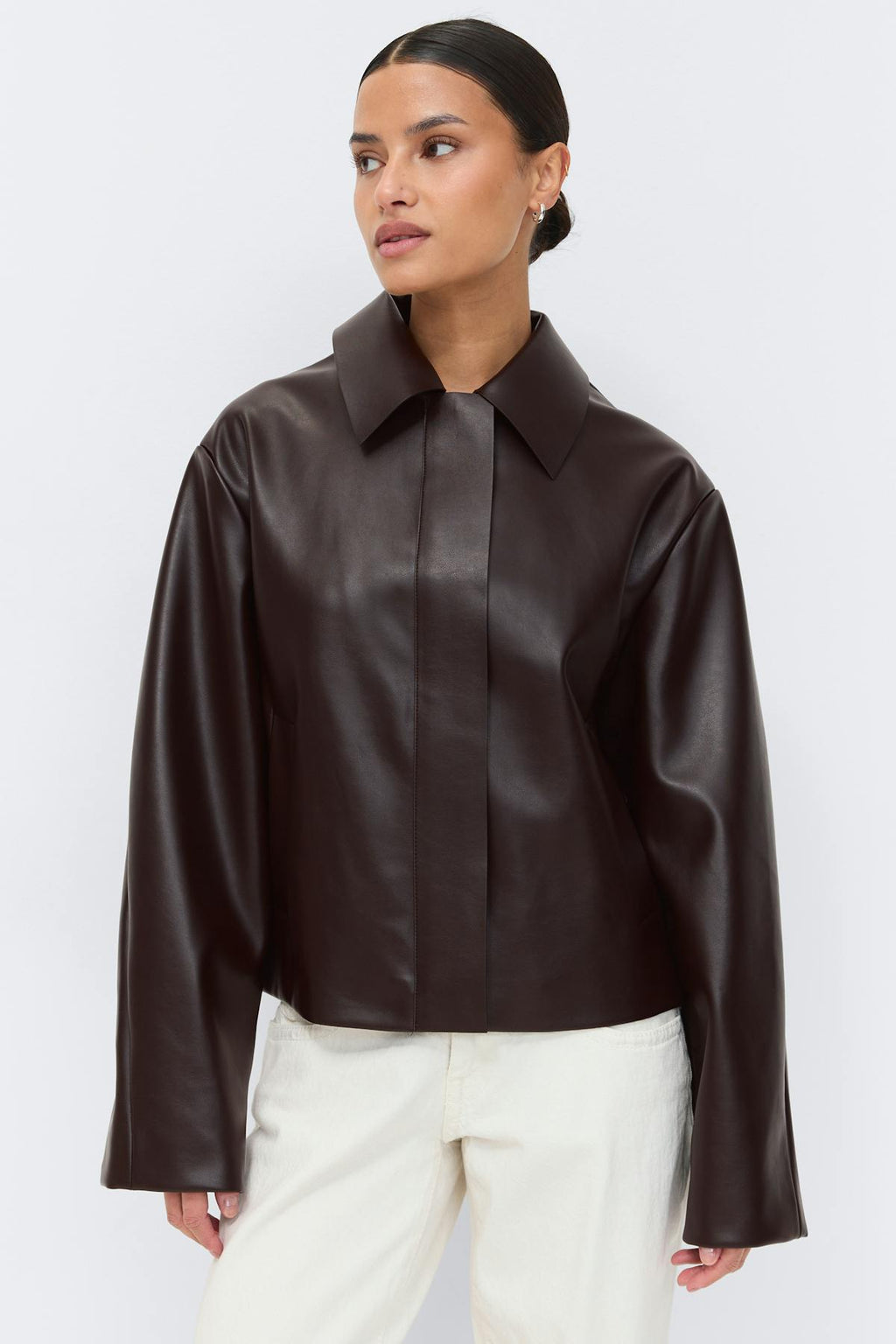 Short pu jacket