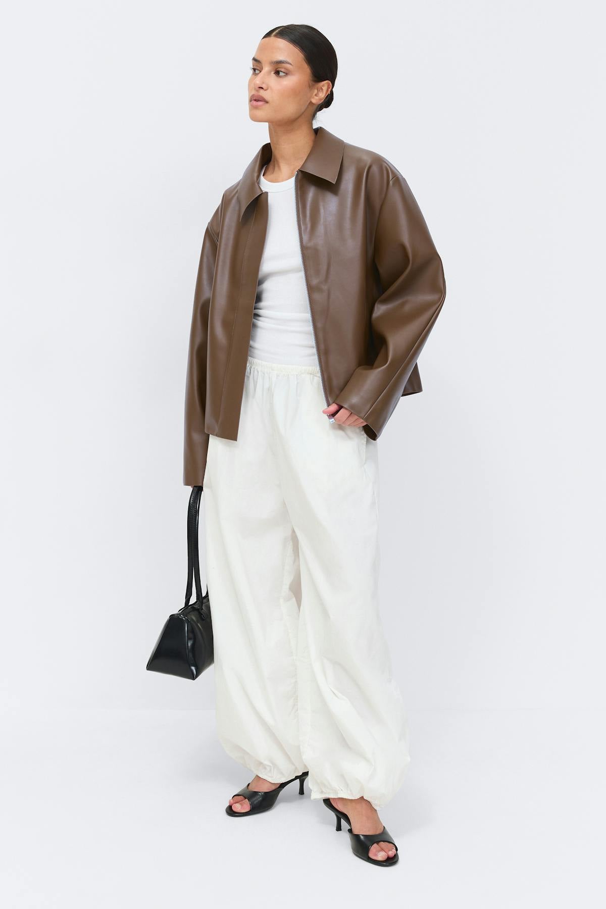 Short pu jacket