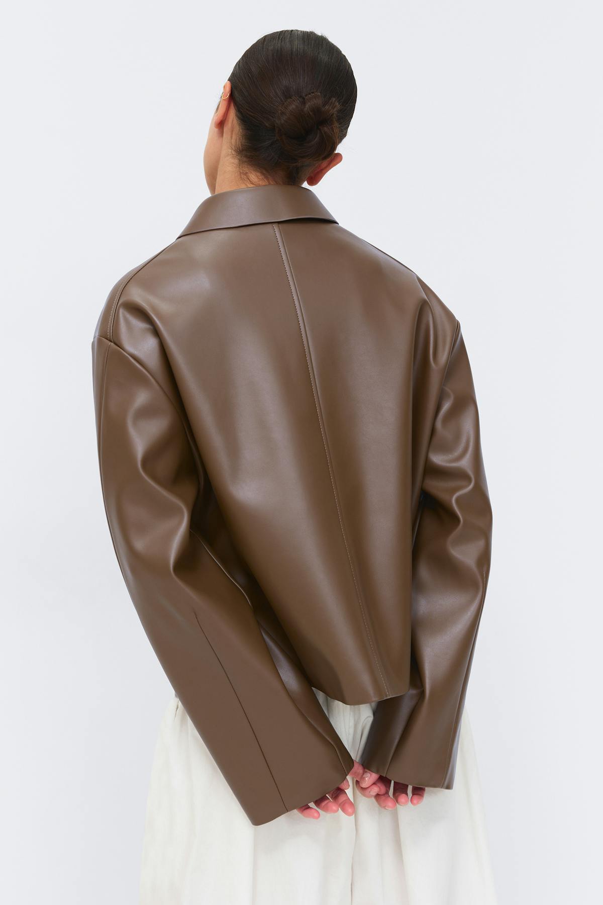 Short pu jacket