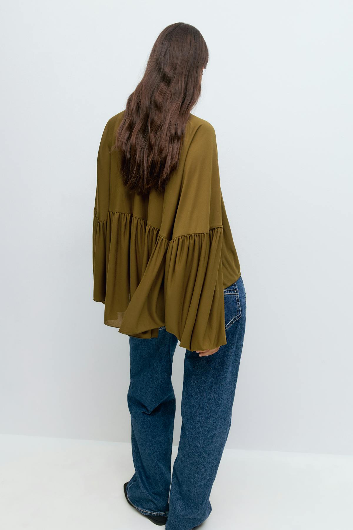 Wide sheer top