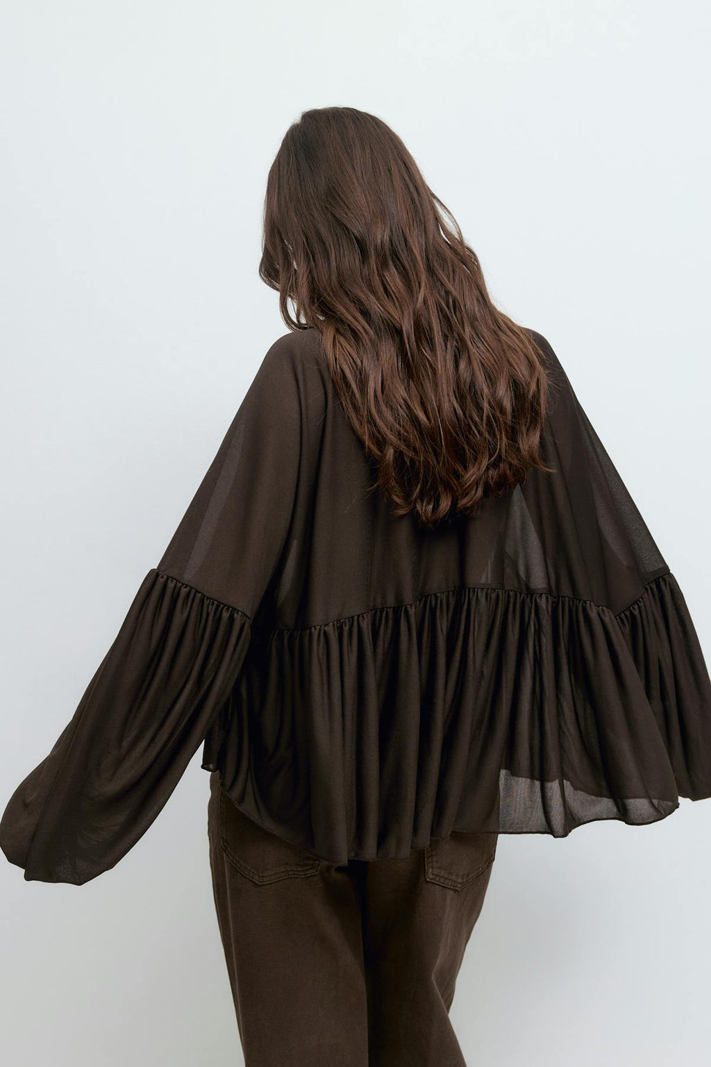 Wide sheer top