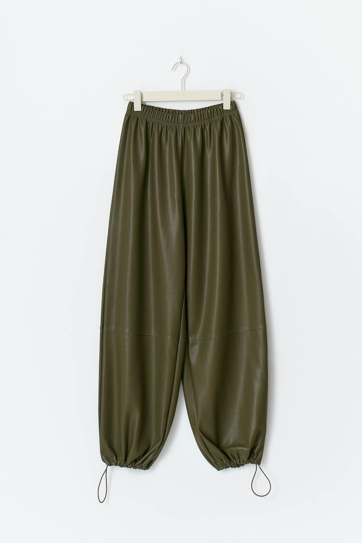 Pu balloon trousers