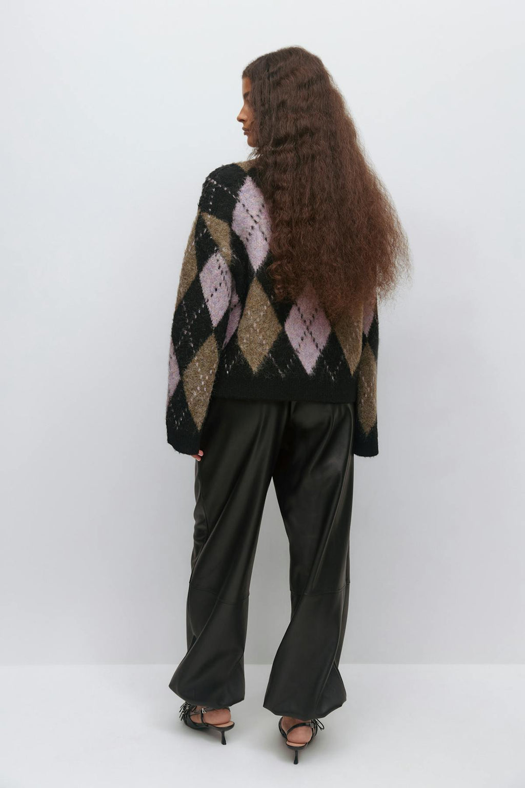 Pu balloon trousers