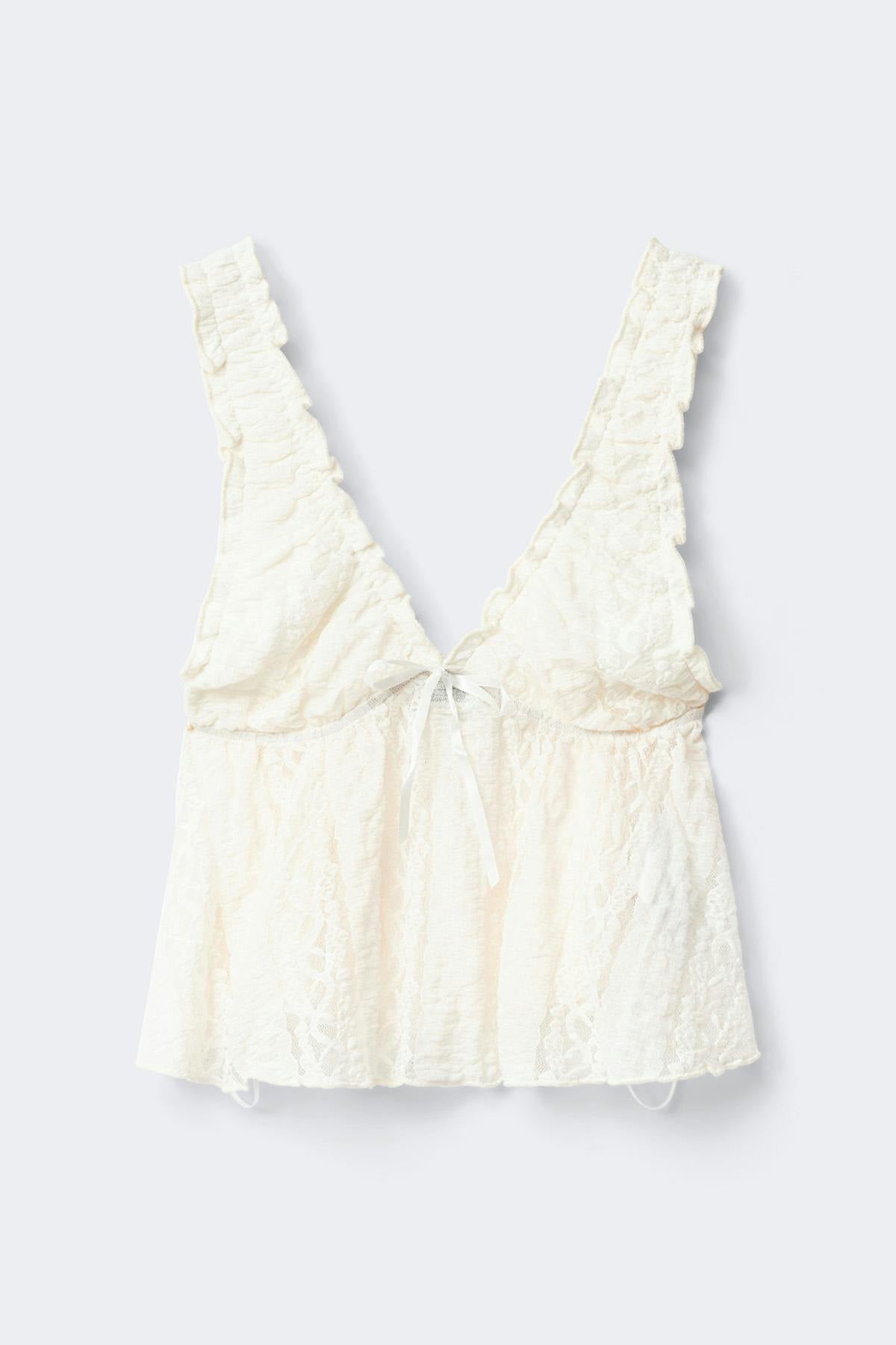 Lace singlet