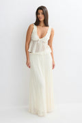 Lace maxi skirt