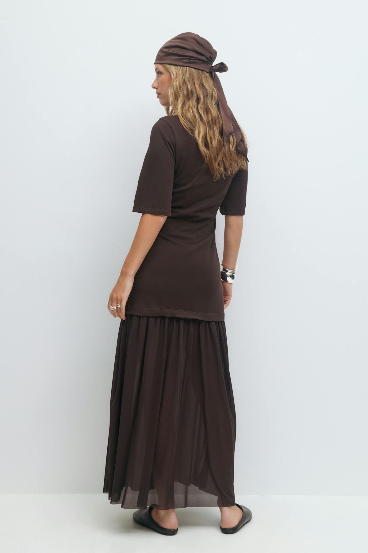 Drop hem dress