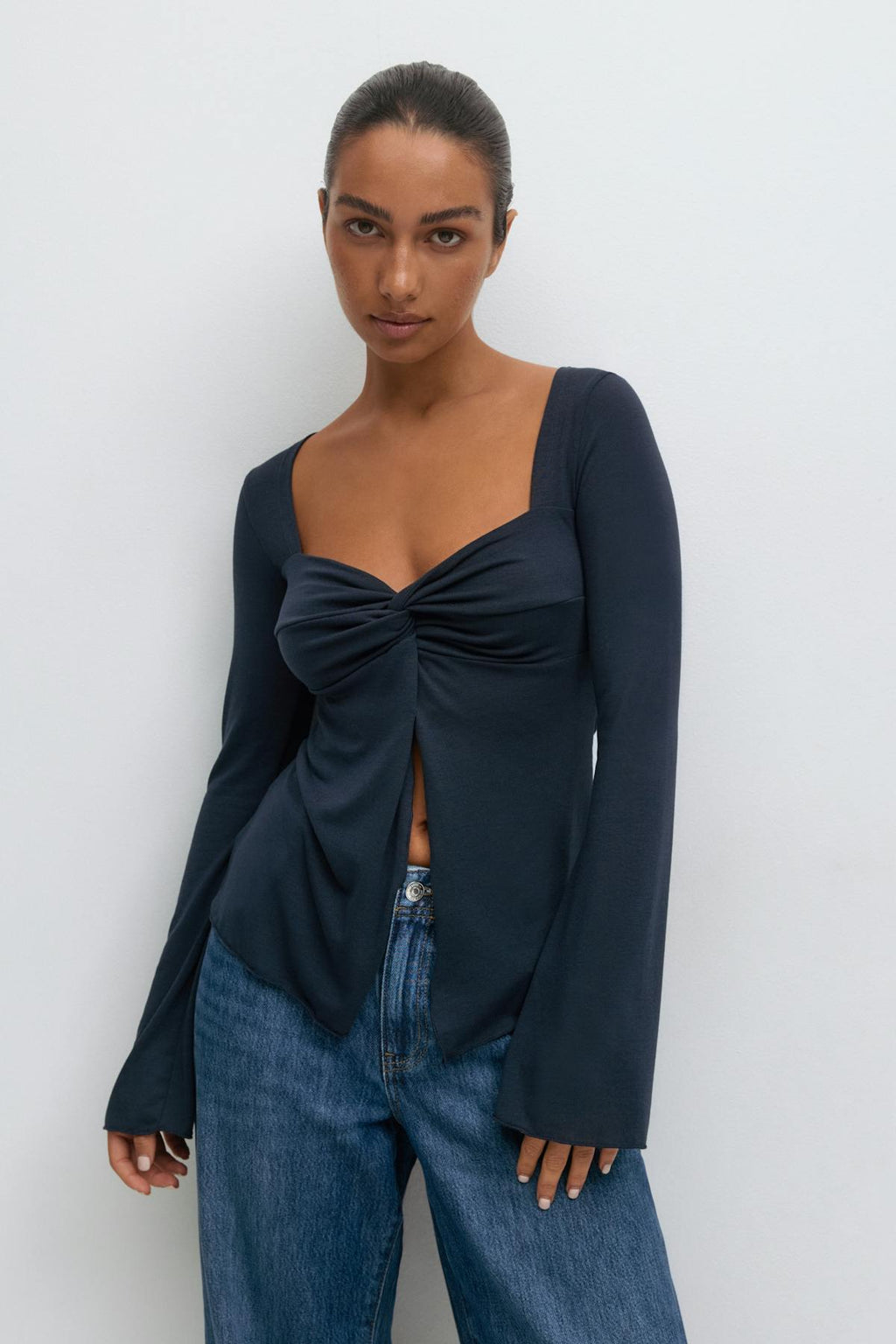 Twisted detail top
