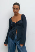 Twisted detail top