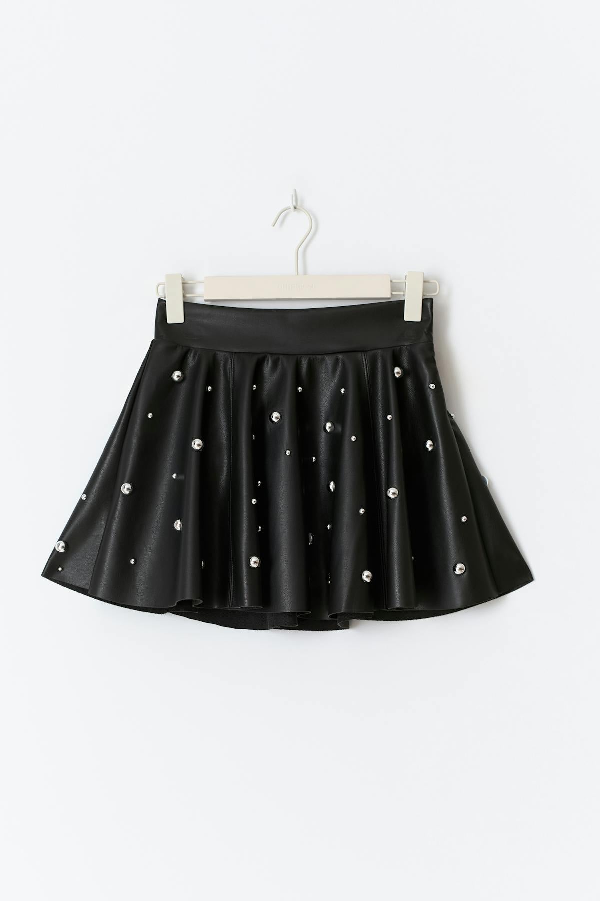 Pu mini skirt