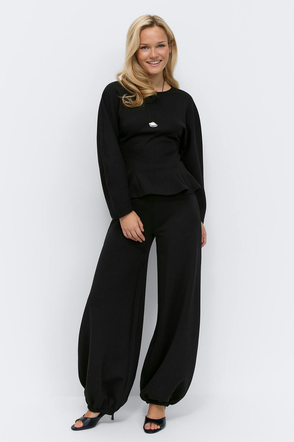 Open back sweater