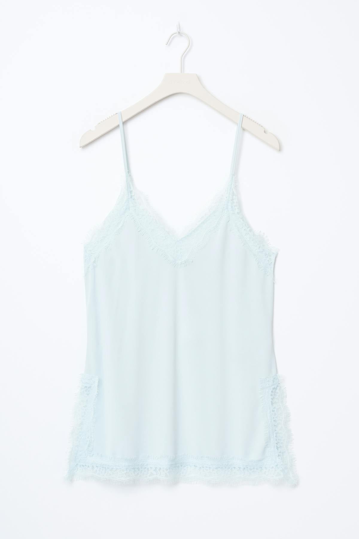 Lace detail singlet