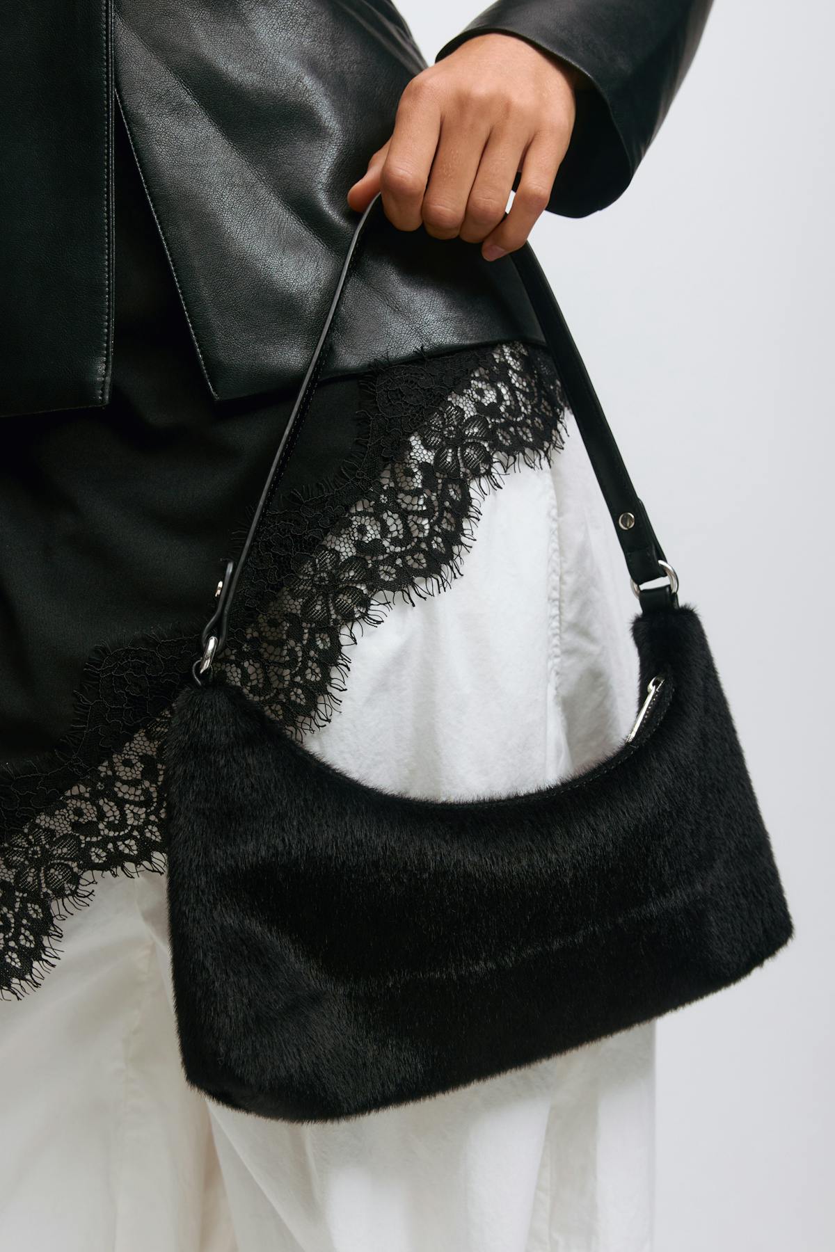 Hair-on mini bag