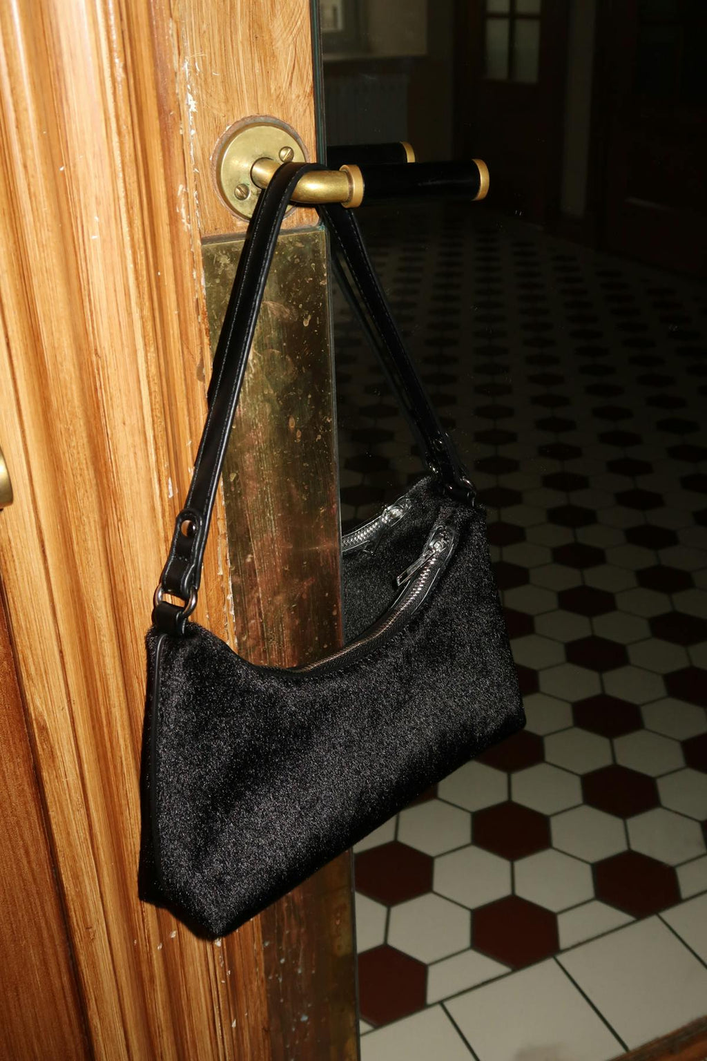 Hair-on mini bag
