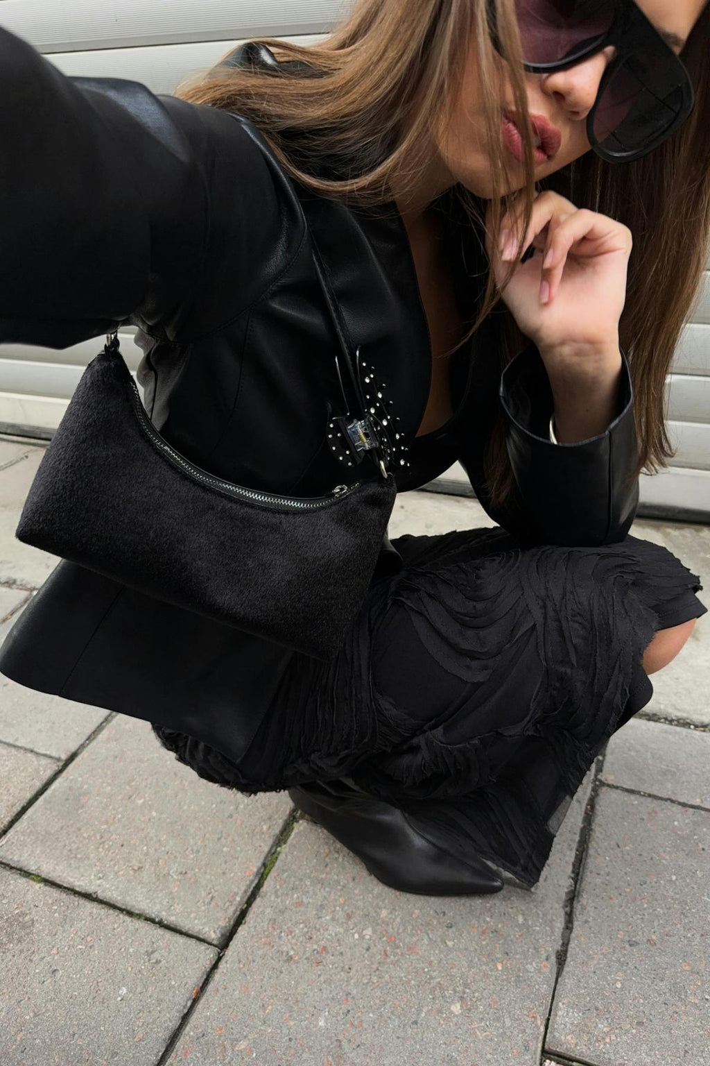 Hair-on mini bag