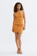 Knitted frill skirt