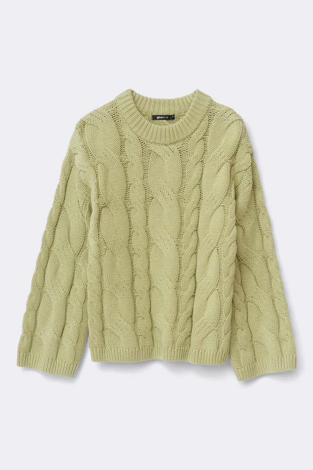 Chunky knitted cable sweater