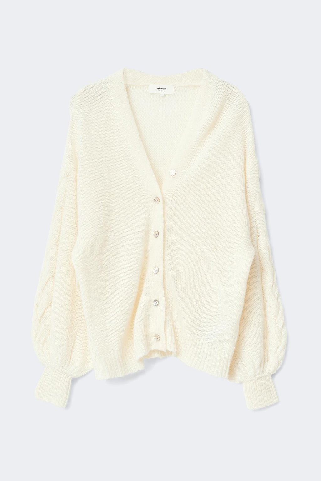 Chunky knitted cardigan