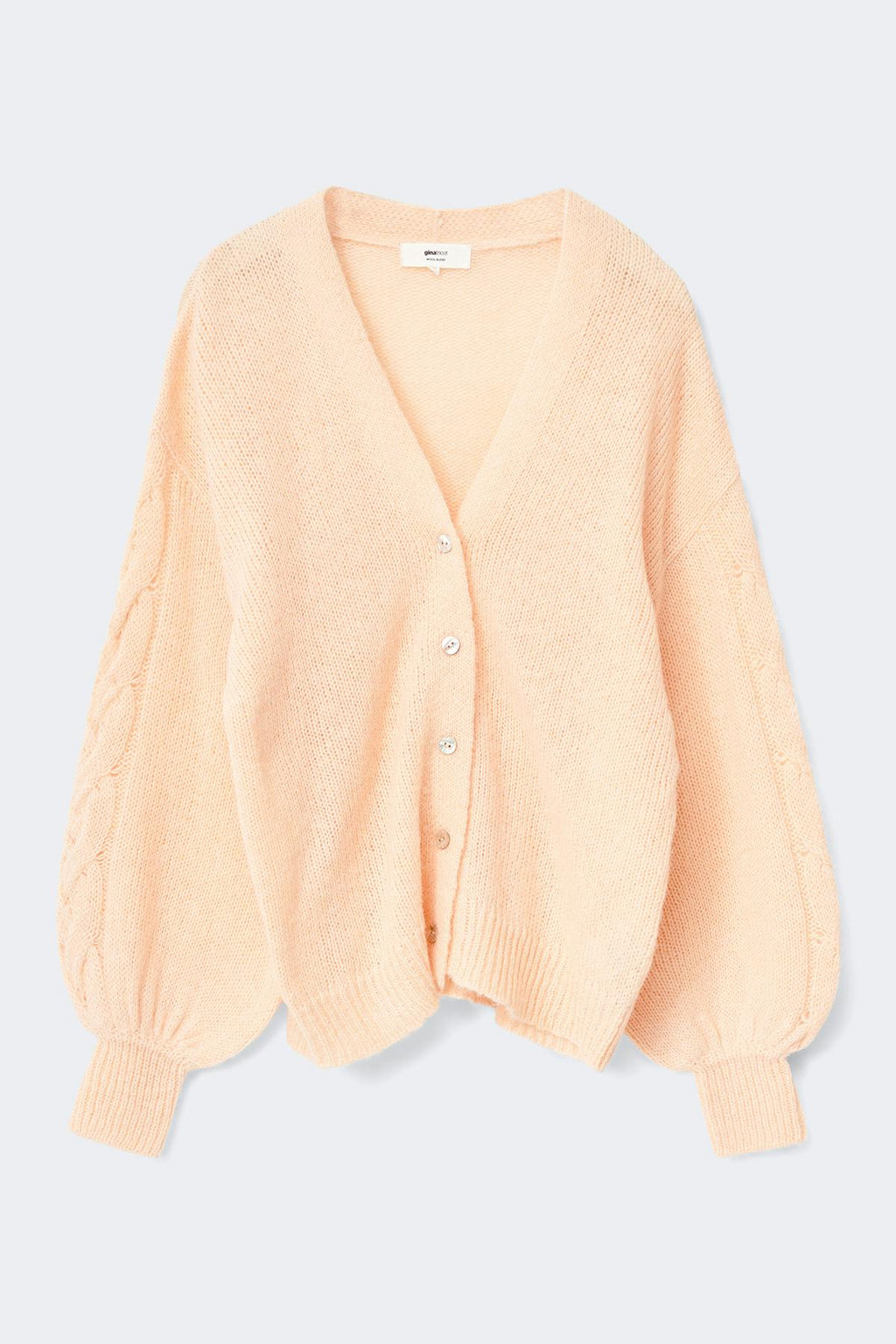 Chunky knitted cardigan