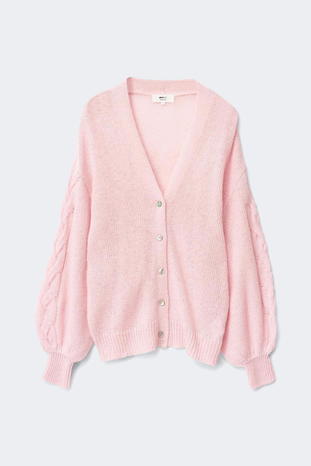 Chunky knitted cardigan