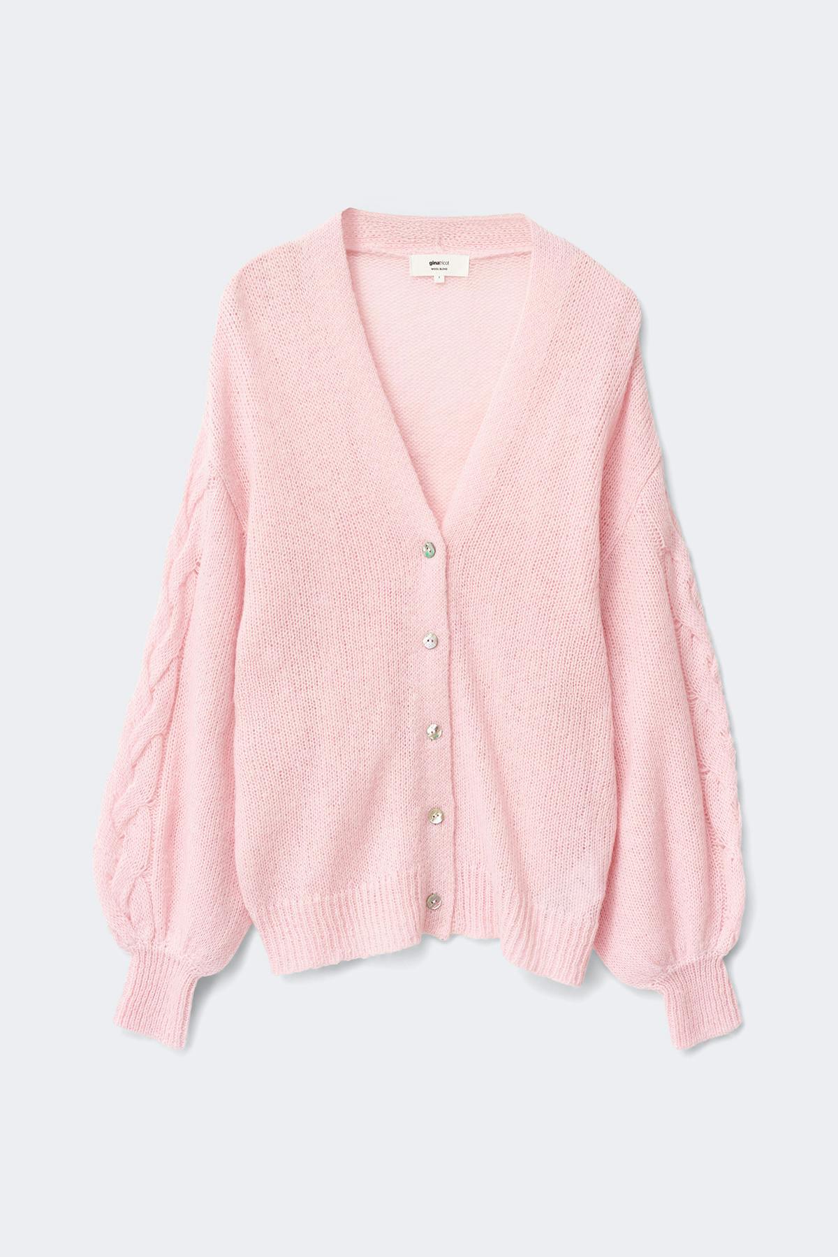 Chunky knitted cardigan