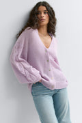 Chunky knitted cardigan